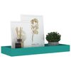 vidaXL Rafturi de perete Loggia, 2 buc., albastru, 40x15x4 cm, MDF