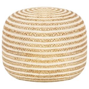 vidaXL Taburet lucrat manual, 45x30 cm, iută