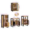 vidaXL Set de mobilier pentru baie 4 pcs Maro Lemn de mango solid