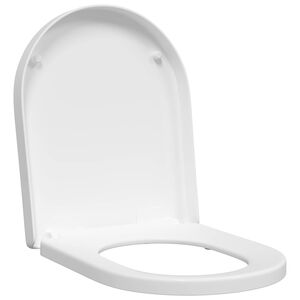 vidaXL Capacul de toaletă Alb 48 x 36,5 x 4,5 cm Polipropilenă