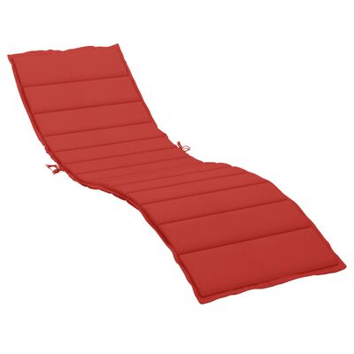 vidaXL Pernă de șezlong, roșu, 200x60x3 cm, textil oxford