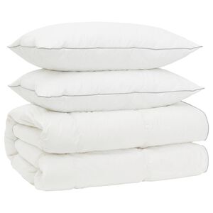 vidaXL Set de pilote din puf de g&acirc;scă 90% FULDA 3 buc. 200 x 200 cm