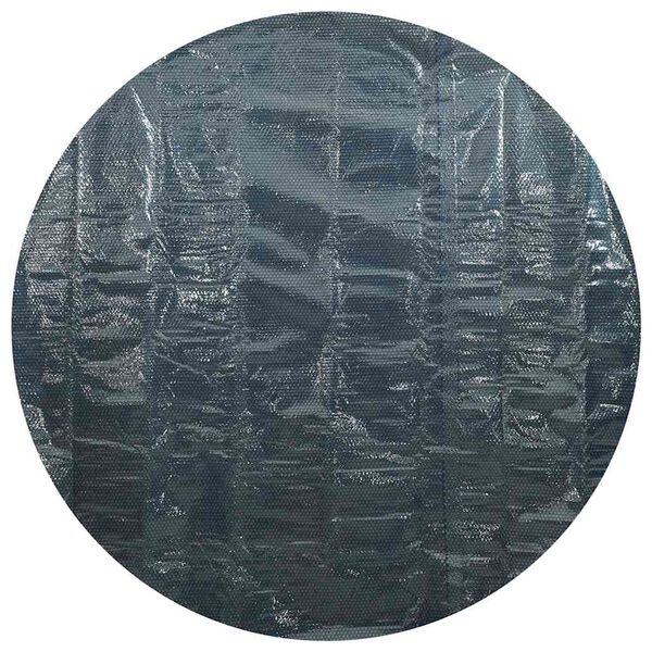 vidaXL Folie solară plutitoare piscină, negru/albastru, 210 cm, PE