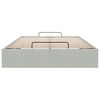 vidaXL Cadru pat otoman fără saltea Gri deschis 120x200 cm catifea