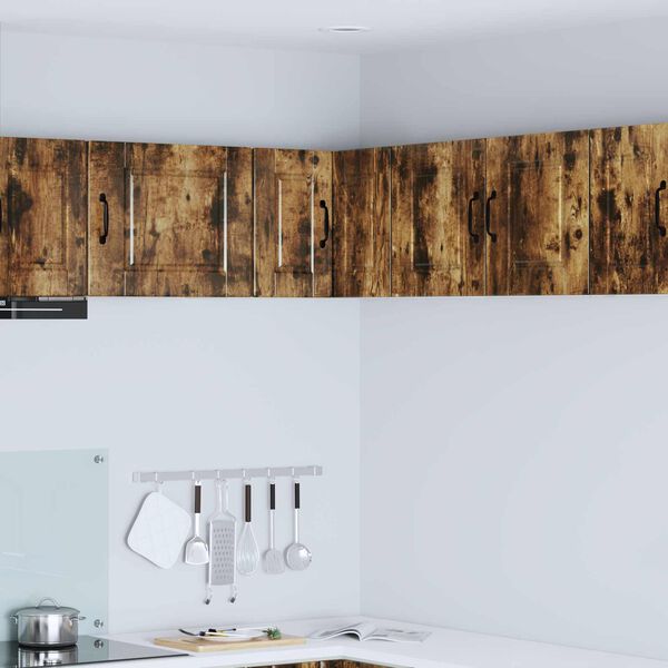 vidaXL Dulap de bucătărie Stejar fumuriu 57 x 57 x 40 cm Lemn compozit