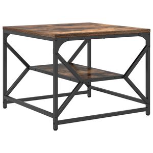 vidaXL Masă de cafea Stejar fumuriu 51 x 50 x 40 cm