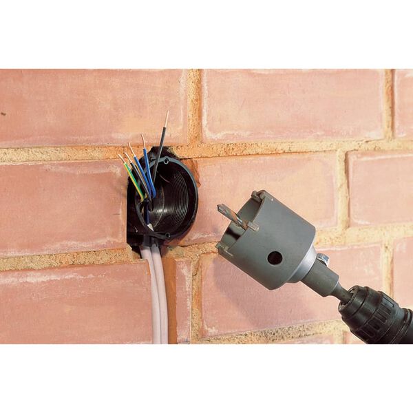 wolfcraft Burghiu de carotare tubular cu tijă SDS-plus 83 mm 5481000