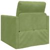 vidaXL Pat canapea Verde deschis 74 x 77 x 81 cm Catifea