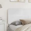 vidaXL Tăblie cap cu headboard Alb Lucios 180 cm Lemn compozit