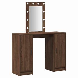 vidaXL Masă de Machiaj Maro 102 x 33 x 135 cm Lemn prelucrat