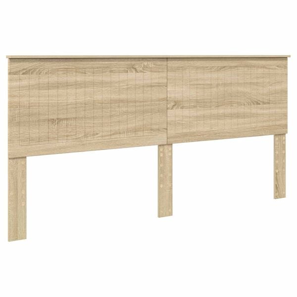 vidaXL Tăblie cap cu headboard Stejar Sonoma 200 cm Lemn compozit