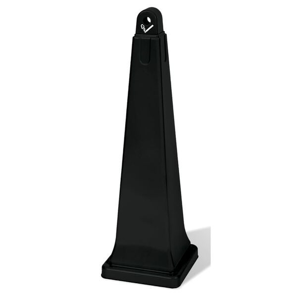 Rubbermaid Scrumieră pentru exterior, negru