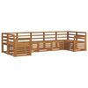 vidaXL Set de canapele de exterior 7 buc. natural