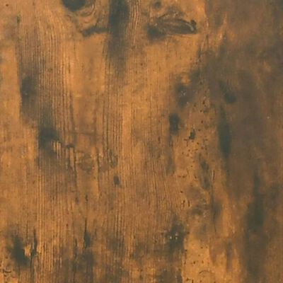 vidaXL Dulap de baie, stejar fumuriu, 30x30x95 cm, lemn prelucrat