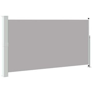 vidaXL Copertină laterală retractabilă de terasă, gri, 160x300 cm