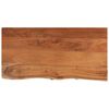 vidaXL Blat masă 80x40x3,8 cm dreptunghiular lemn acacia margine vie