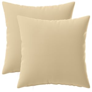 vidaXL Husă pentru pernă 2 pcs HEERLEN Bej 30 x 30 cm Poliester