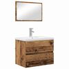 vidaXL Set de mobilier pentru baie 3 buc. Lemn Vechi 61 x 39 x 45 cm