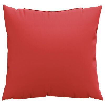 vidaXL Perne decorative, 4 buc., roșu, 40 x 40 cm, material textil