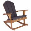 vidaXL Scaun de balansoar Adirondack pentru grădină natural