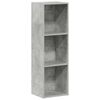 vidaXL Bibliotecă/Dulap TV, gri beton, 36x30x114 cm, lemn prelucrat