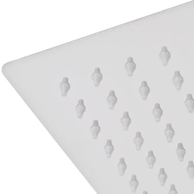 vidaXL Cap de duș tip ploaie, 2 buc., 50 x 50 cm, oțel inoxidabil