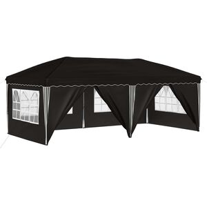 vidaXL Cort de Petrecere Pop-up 575 x 288 x 245 cm Negru