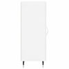 vidaXL Servantă, alb extralucios, 34,5x34x90 cm, lemn compozit