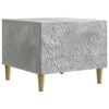 vidaXL Masă de cafea Gri Beton 50 x 49 x 40 cm Lemn prelucrat