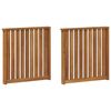 vidaXL Brate 2 pcs Maro 60 x 6 x 61 cm Lemn compozit