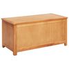 vidaXL Cutie de depozitare 90 x 45 x 45 cm Lemn de stejar masiv