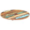 vidaXL Blat de masă rotund, 50 cm, lemn masiv reciclat, 25-27 mm