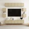 vidaXL Set de dulapuri TV, 10 piese, stejar sonoma, lemn prelucrat