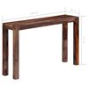 vidaXL Masă consolă, gri, 120 x 30 x 76 cm, lemn masiv de acacia