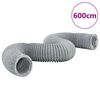 vidaXL Conductă de evacuare, 6 m, &Oslash;15 cm, PVC