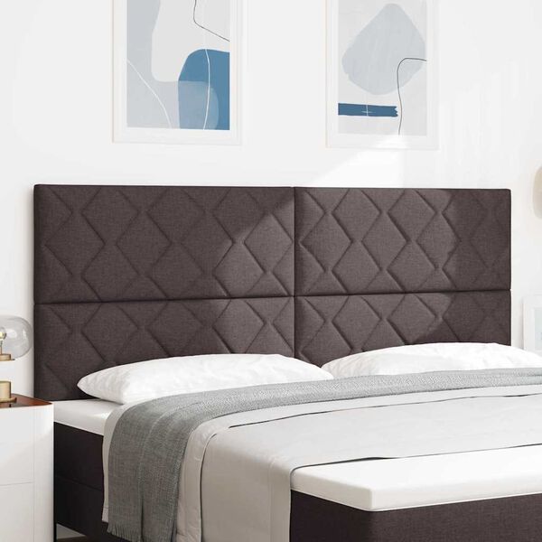 vidaXL Tăblie cap Gri deschis 200 cm țesătură