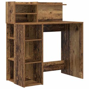 vidaXL Birou Lemn Vechi Lemn prelucrat 90 x 48 x 101,5 cm