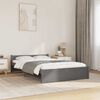 vidaXL Cadru de pat, gri, 120x200 cm, lemn masiv