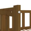 vidaXL Pat de zi extensibil maro miere 2x(90x190) cm lemn masiv de pin