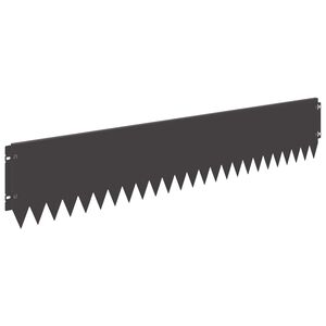 vidaXL Margine pentru gazon 30 pcs 103 x 20 cm Oțel Negru