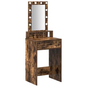 vidaXL Masă de Machiaj Maro 50 x 41 x 140 cm Lemn prelucrat