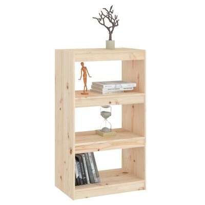 vidaXL Bibliotecă/Separator cameră, 60x30x103,5 cm, lemn masiv de pin