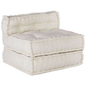 vidaXL Unitatea de sofa modulară crem 70x70x54 țesătură