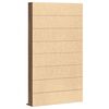 vidaXL Dulap CD-uri, stejar maro, 102x23x177,5 cm, lemn prelucrat
