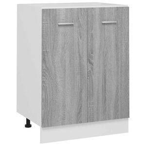 vidaXL Dulap inferior &ldquo;Lyon&rdquo;, gri sonoma, 60x46x81,5 cm