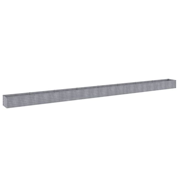 vidaXL Strat înălțat de grădină, 770x50x36 cm, oțel corten