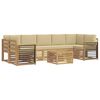 vidaXL Seturi de canapele Lemn Solid de Acacia