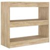 vidaXL Bibliotecă/Separator cameră, stejar sonoma, 80x30x72 cm