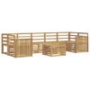 vidaXL Set de canapele de exterior 8 pcs Alb Lemn Solid de Acacia