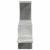 vidaXL Raft de perete, gri beton, 104x15x49 cm , lemn prelucrat